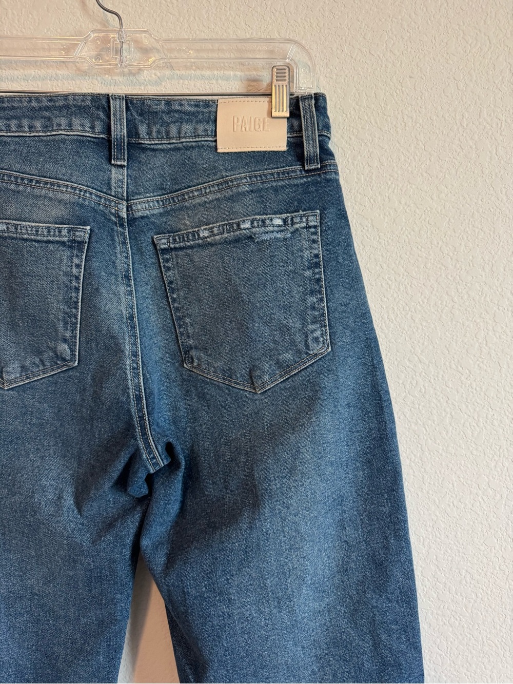 Paige Women's Alexis Barrel Leg Jeans In Lovejoy Distressed High Rise Size 27 - Picture 6 of 10